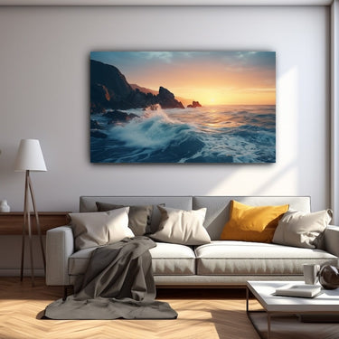 Realistic Sunset Painting